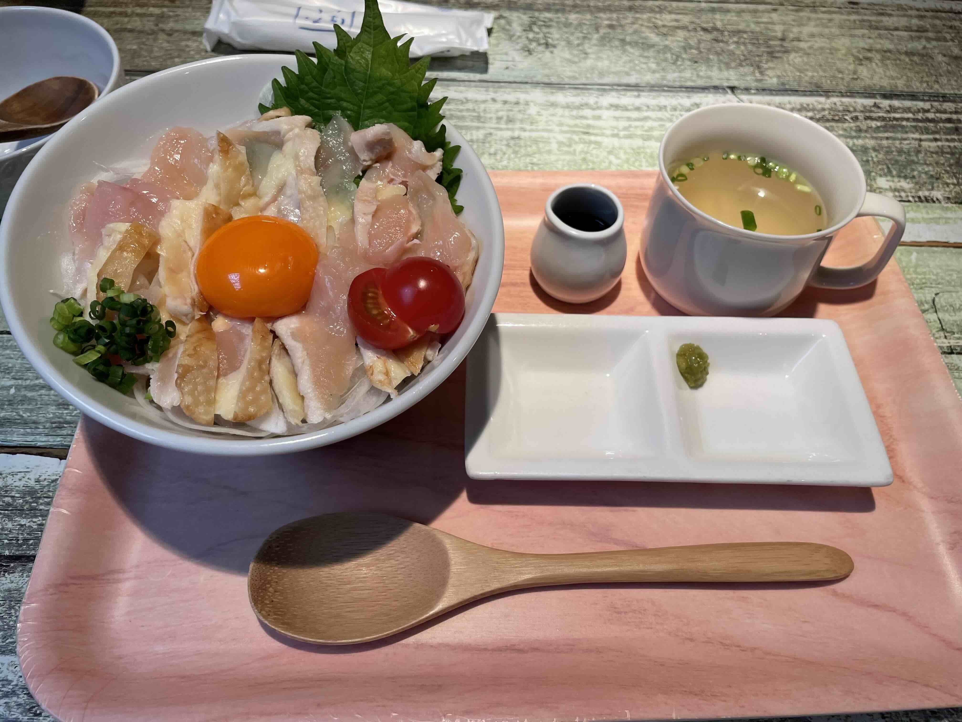 Chicken sashimi in Amakusa islands