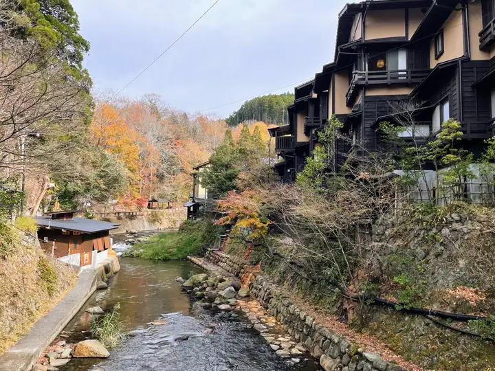 Kurokawa river in late autumn