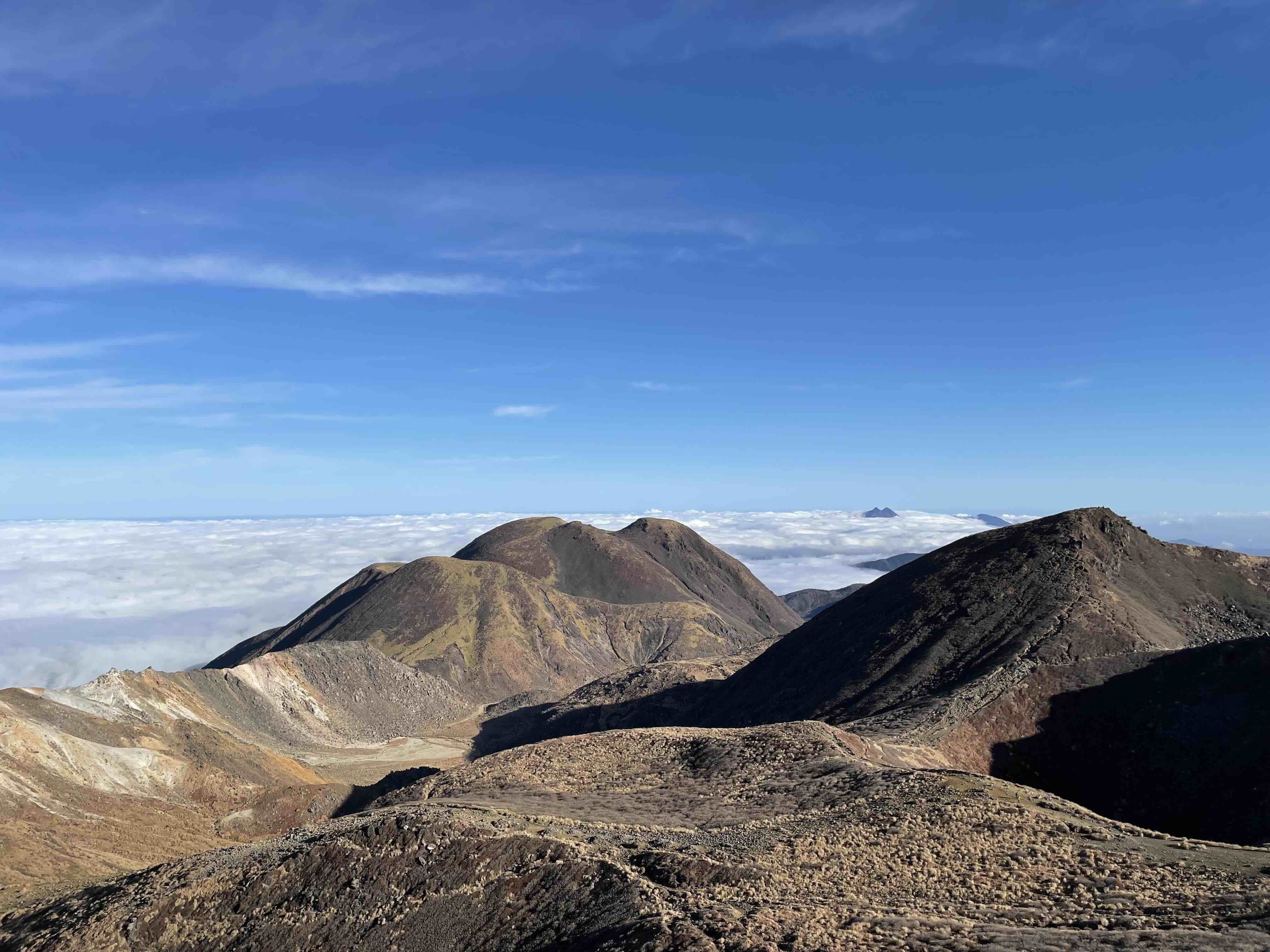 Kuju mountains summit view
