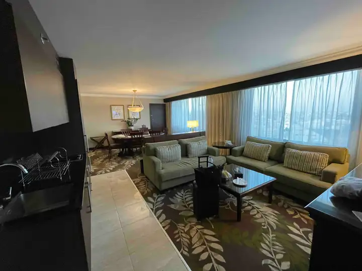 Inside Marriott Amman suite