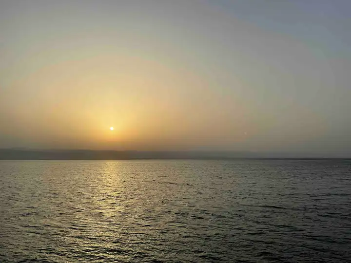 Sunset over the Dead Sea