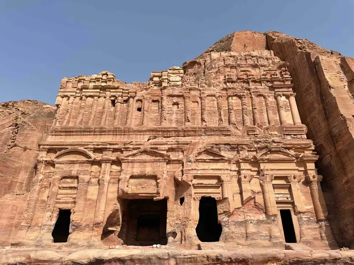 Petra Royal Tomb closeup