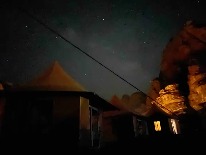 Stargazing in Wadi Rum