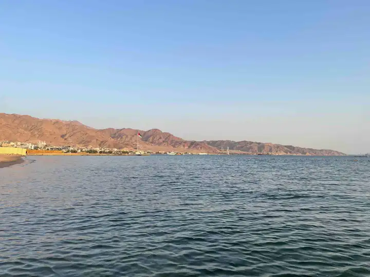 Red Sea from Aqaba beach