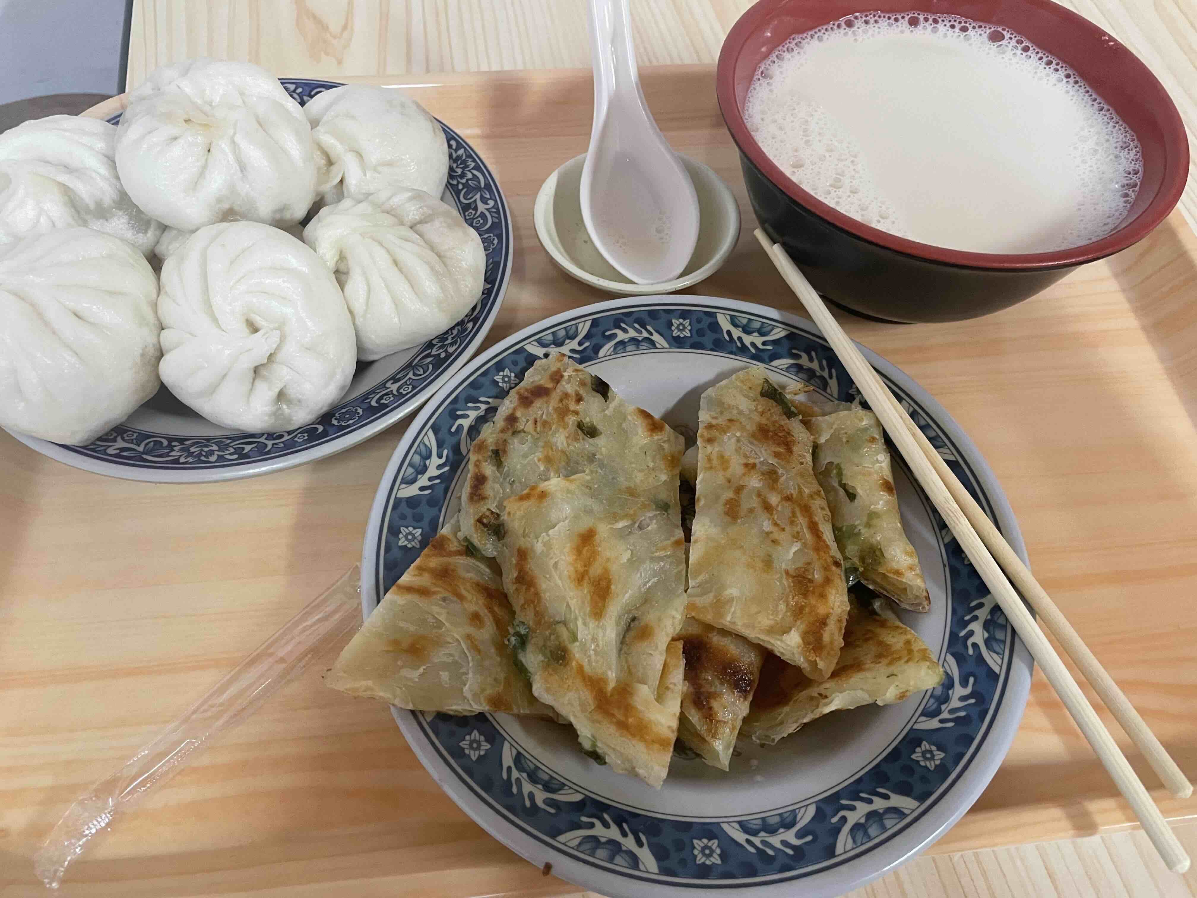 Typical Taiwanese breakfast