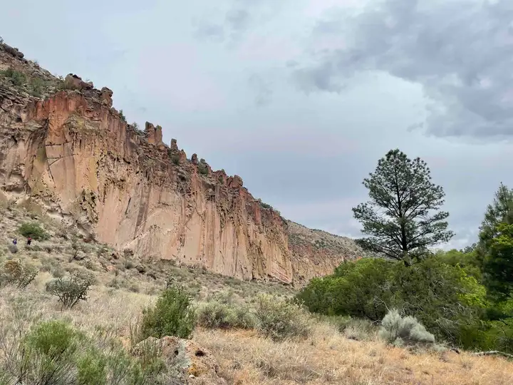 inside Bandelier National Monument