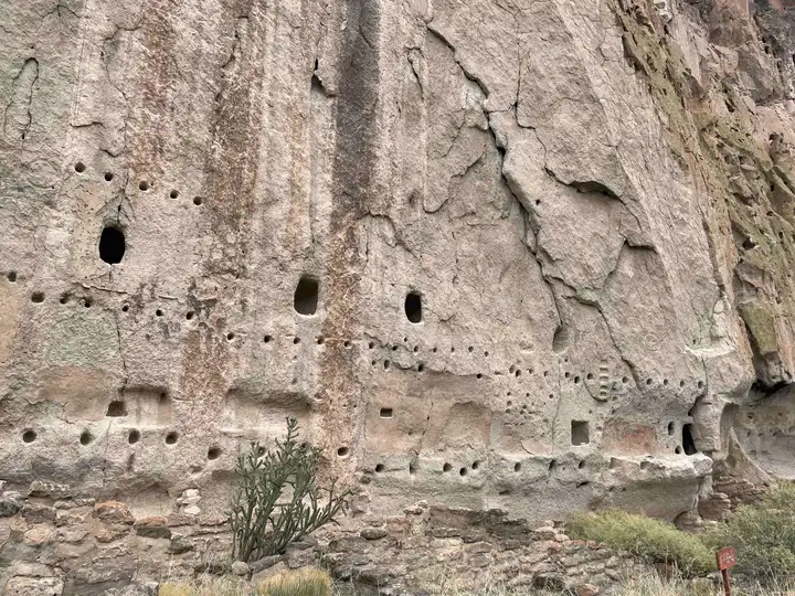 inside Bandelier National Monument