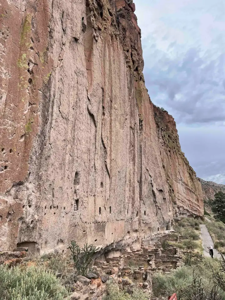 inside Bandelier National Monument
