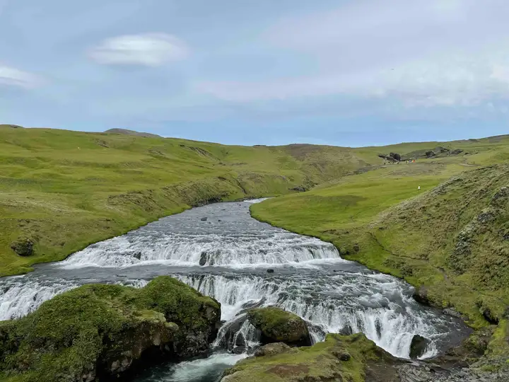 View on Fimmvörðuháls Trail