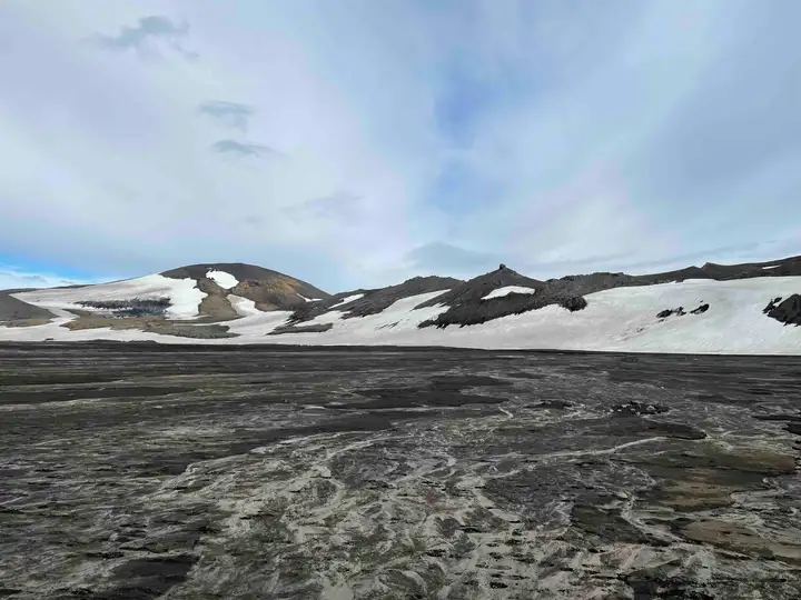 View on Fimmvörðuháls Trail