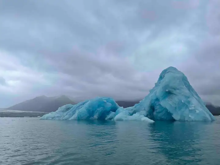 Fjallsárlón floating glaciers