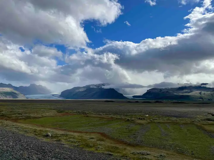 View of Skaftafell area