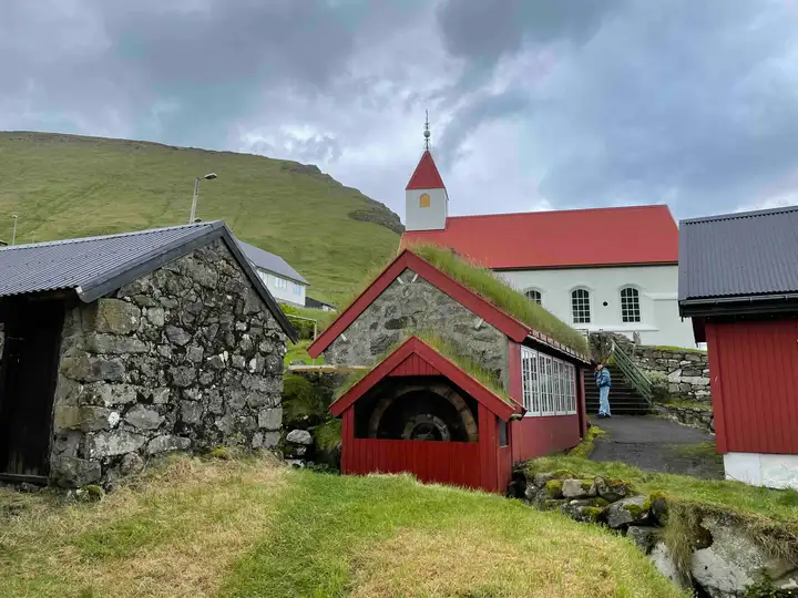 Mikladalur village