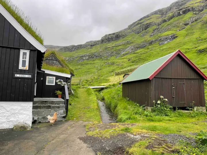Tjørnuvík town