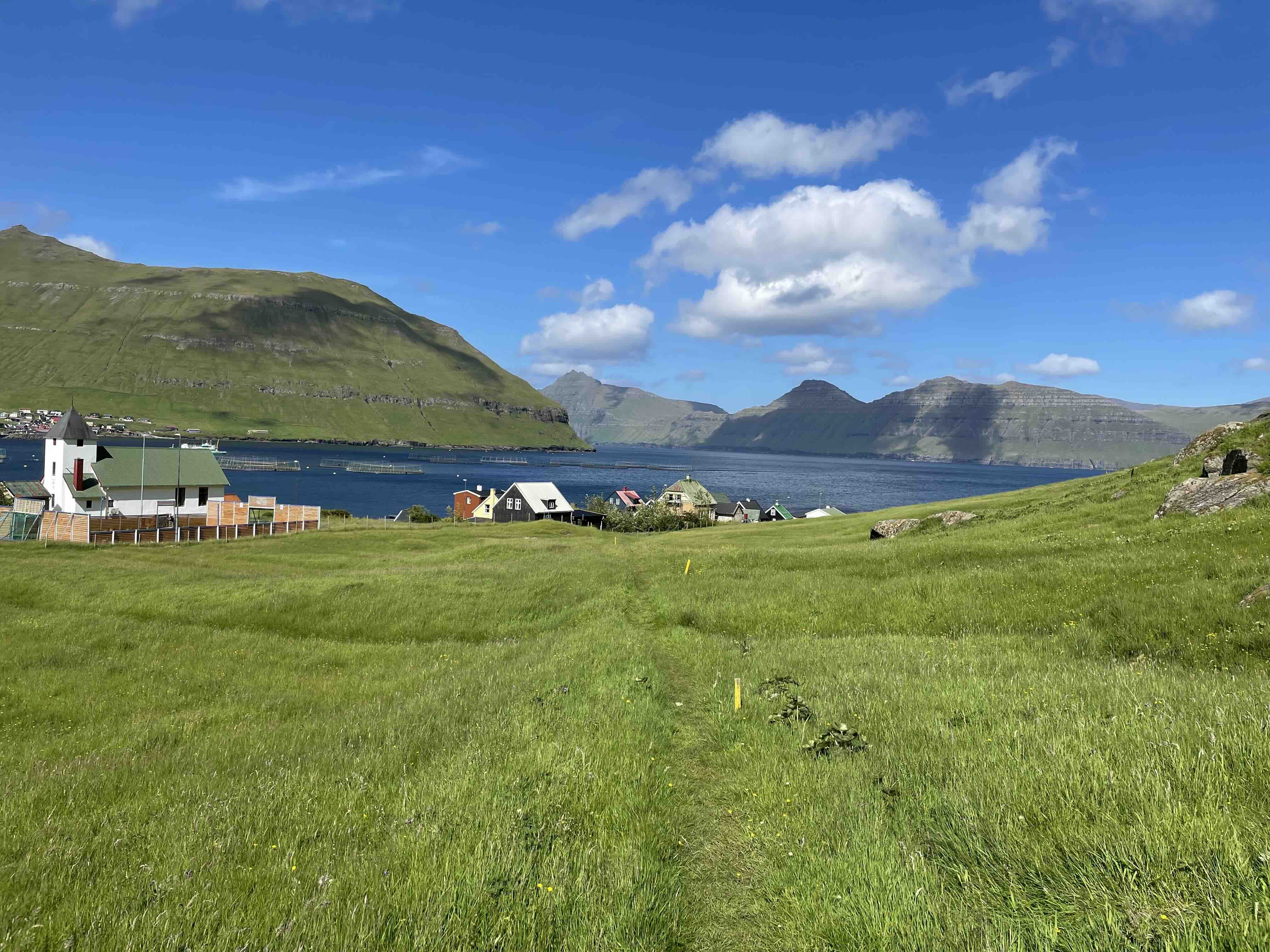 View of Hellurnar village